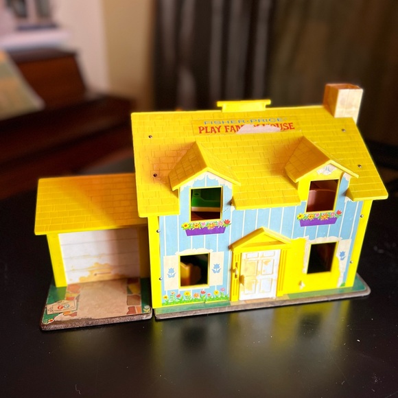 FISHER PRICE💥1969 VINTAGE~SOLD OUT💥PLAY FAMILY HOUSE#952 - Picture 5 of 12